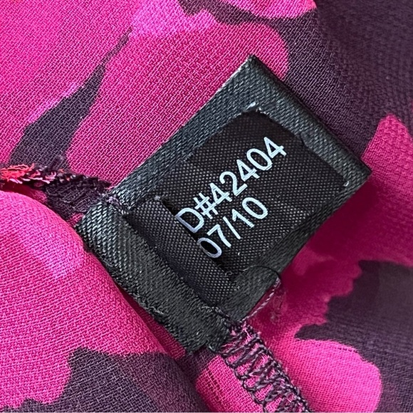 Vtg Y2K Express Sheer Floral Ruffle Top M Dark Romantic Goth Fairy Coquette - Picture 7 of 11